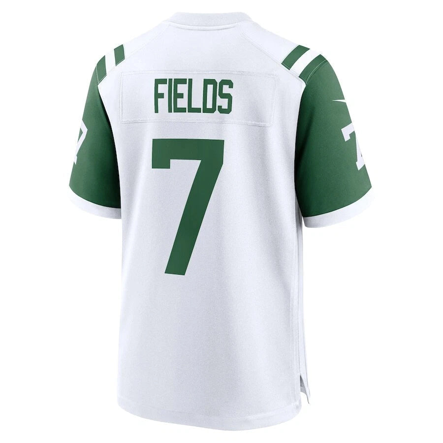 NY.Jets #7 Justin Fields Player White Game Football Jerseys football jersey product view 1