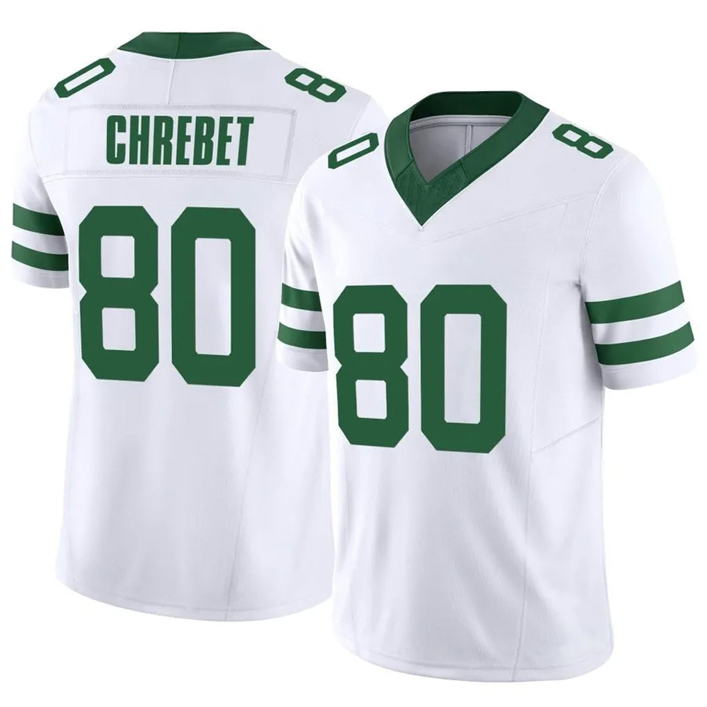 NY.Jets #80 Wayne Chrebet Player White Vapor F.U.S.E. Limited Football Jerseys football jersey product view 1