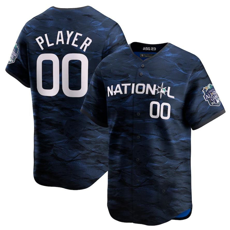 Milwaukee Brewers National League Royal 2023 All-Star Game Pick-A-Player Limited Jersey Baseball Jersey baseball jersey product view 1