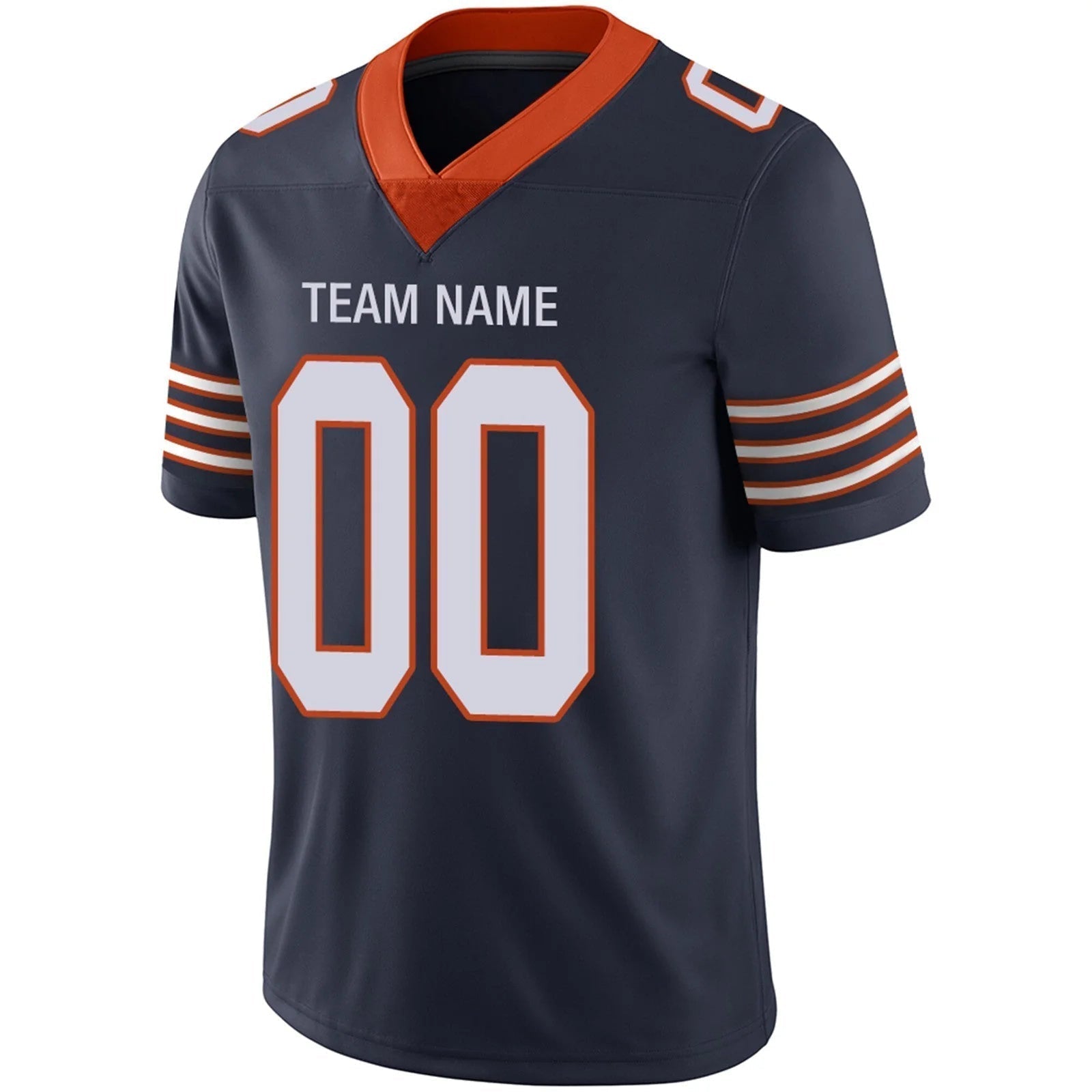 Custom C.Bears Navy Personalized Design Your Own Name and Number for Men Women Youth Jerseys football jersey product view 3