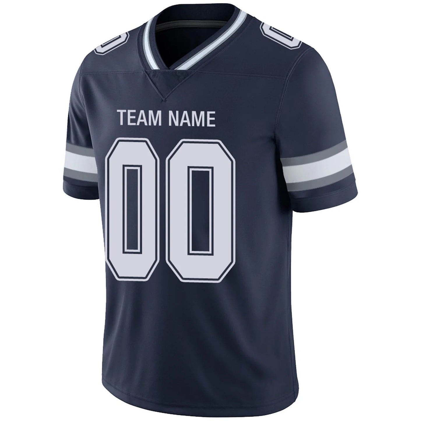 Custom D.Cowboys Navy Personalized Design Your Own Name and Number for Men Women Youth Jerseys football jersey product view 3