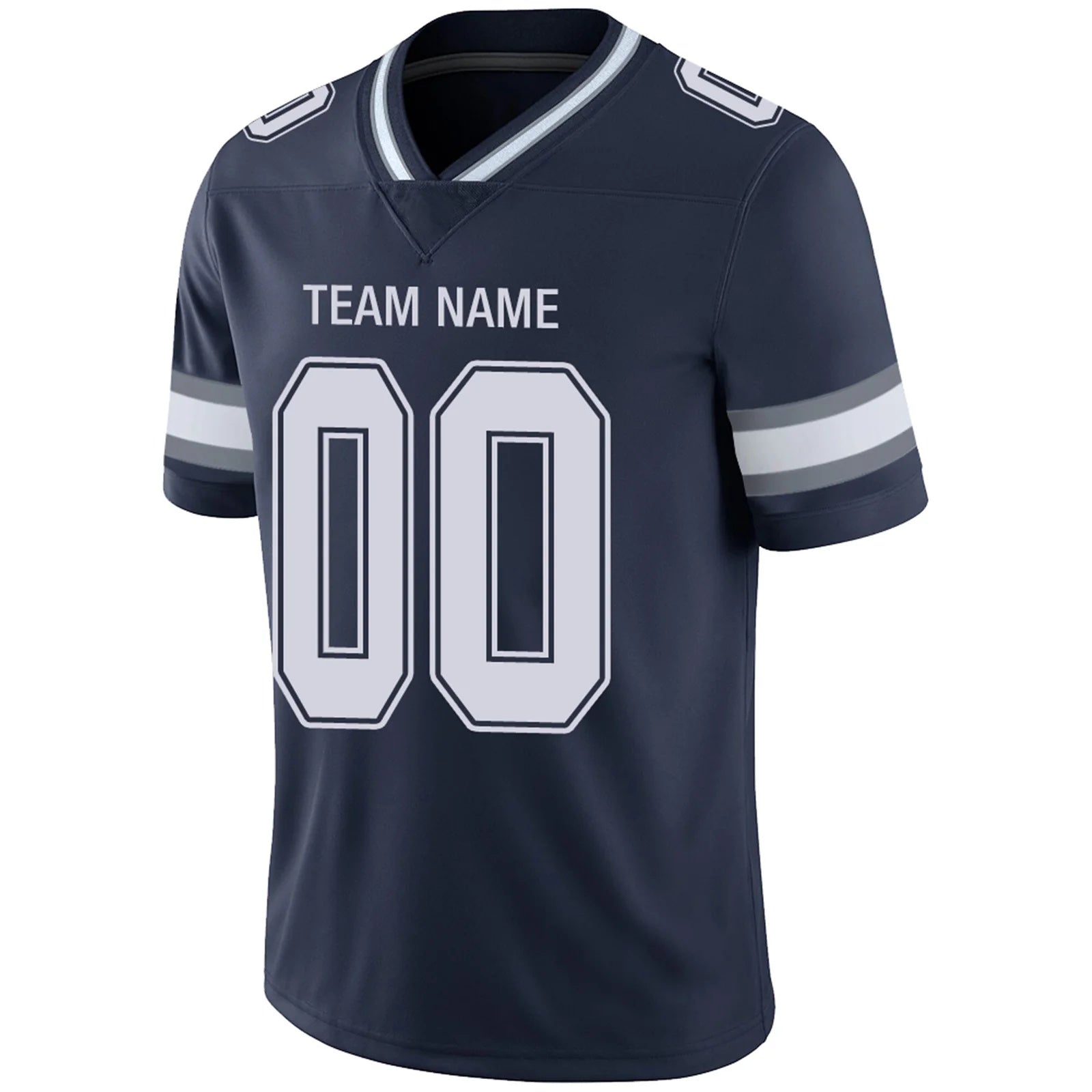 Custom D.Cowboys Navy Personalized Design Your Own Name and Number for Men Women Youth Jerseys football jersey product view 3