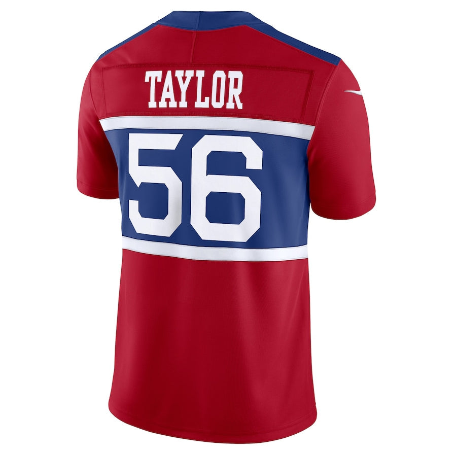 NY.Giants #56 Lawrence Taylor Alternate Vapor F.U.S.E. Retired Player Limited Jersey - Century Red American Football Jerseys football jersey product view 1