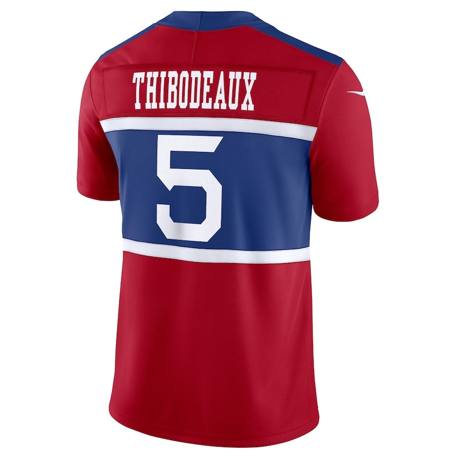 NY.Giants #5 Kayvon Thibodeaux Player Alternate Vapor F.U.S.E. Limited Jersey - Century Red American Football Jerseys football jersey product view 1