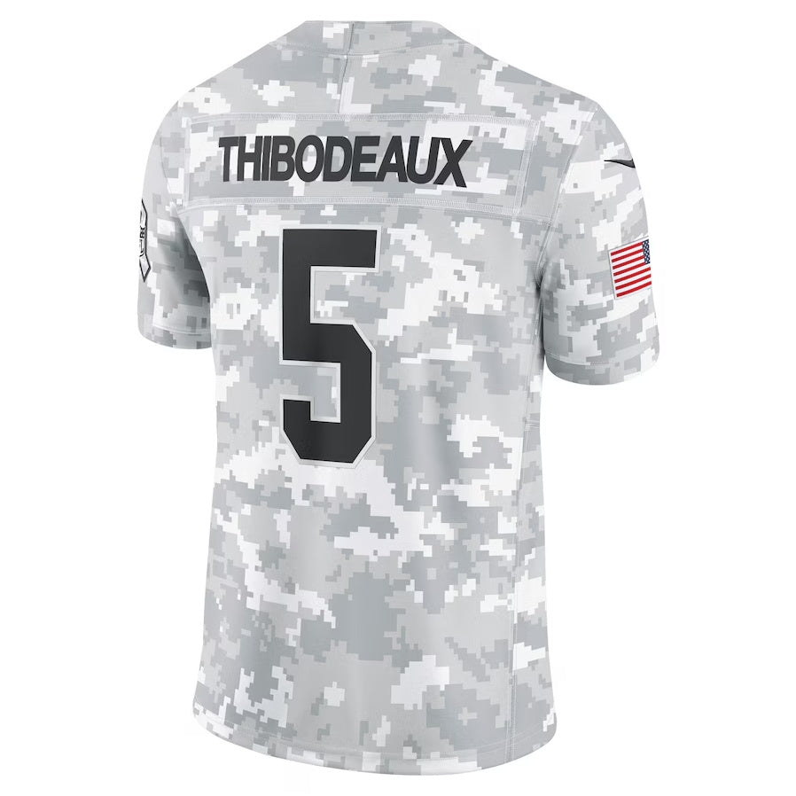 NY.Giants #5 Kayvon Thibodeaux Player Arctic Camo Salute to Service Limited Stitched American Football Jerseys football jersey product view 1