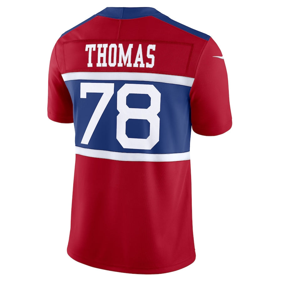 NY.Giants #78 Andrew Thomas Player Vapor F.U.S.E. Limited Jersey - Century Red American Football Jerseys football jersey product view 1