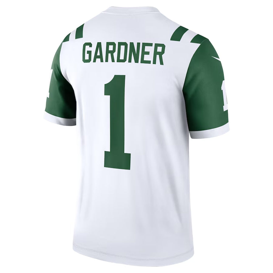 NY.Jets #1 Ahmad Sauce Gardner Player Classic Legend Jersey - White American Football Jerseys football jersey product view 1