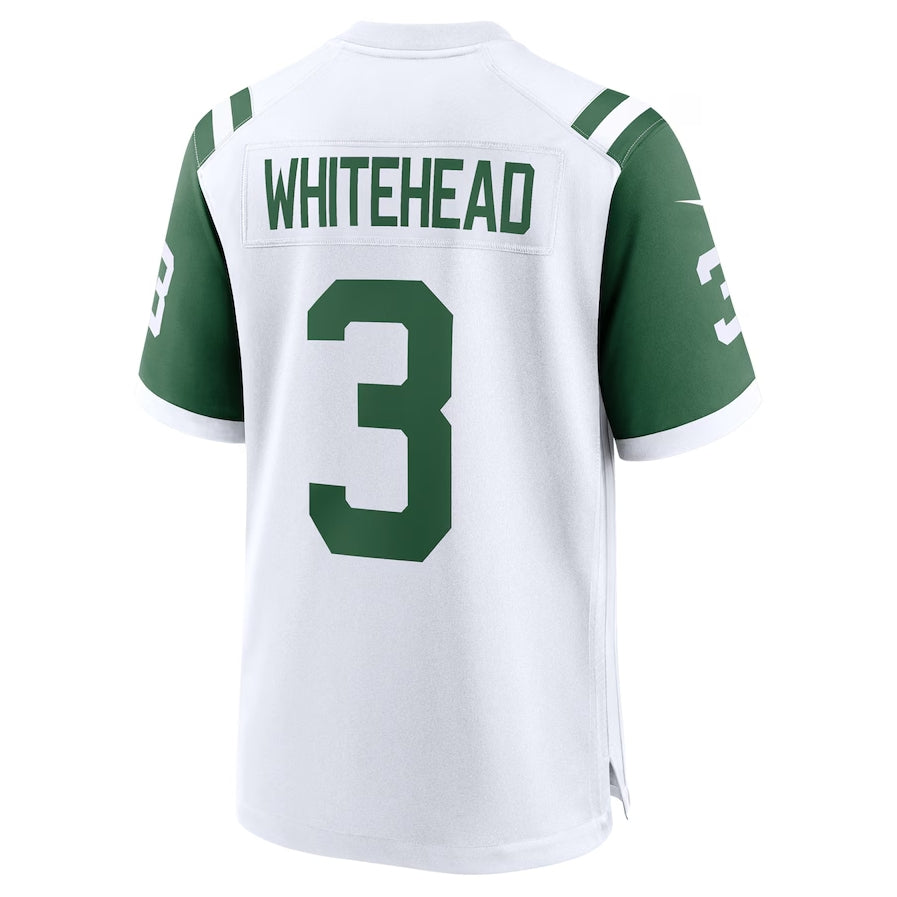 NY.Jets #3 Jordan Whitehead Classic Player Game Jersey - White American Football Jerseys football jersey product view 1