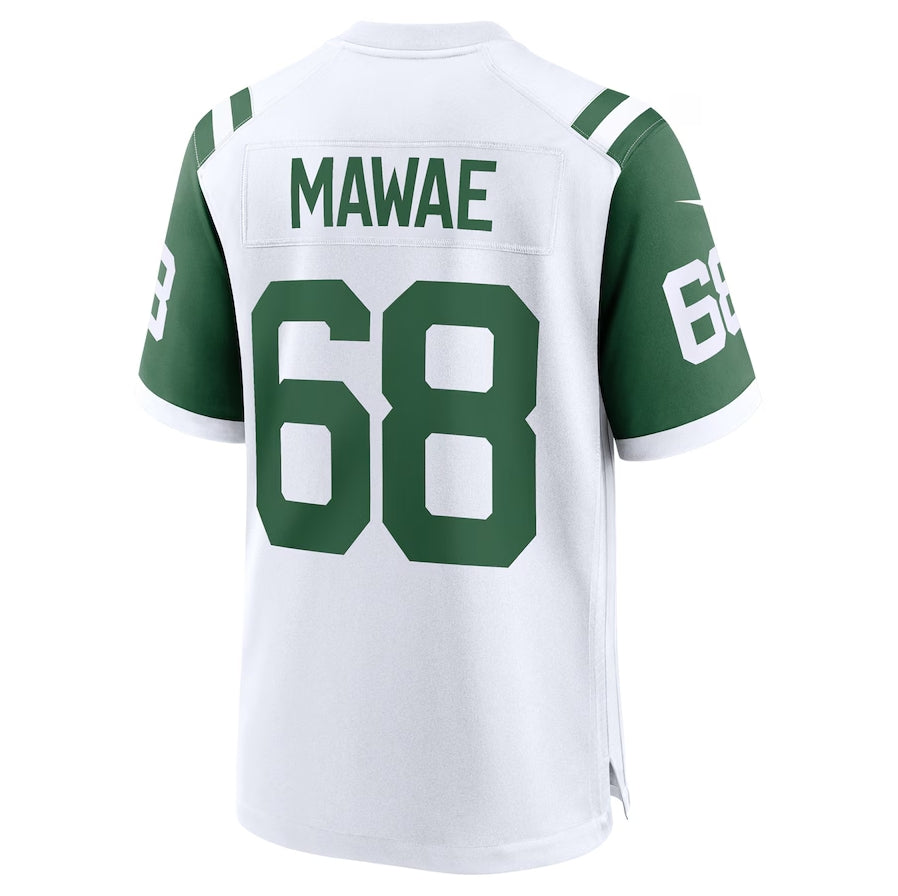NY.Jets #68 Kevin Mawae Classic Player Game Jersey - White American Football Jerseys football jersey product view 1
