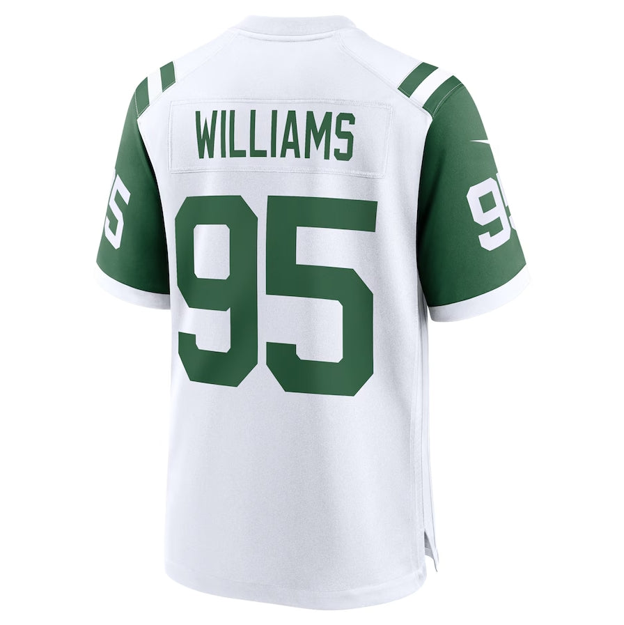 NY.Jets #95 Quinnen Williams Classic Player Game Jersey - White American Football Jerseys football jersey product view 1