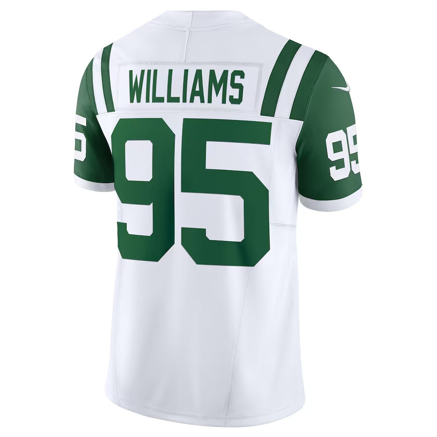 NY.Jets #95 Quinnen Williams Classic Player Vapor F.U.S.E. Limited Jersey - White American Football Jerseys football jersey product view 1