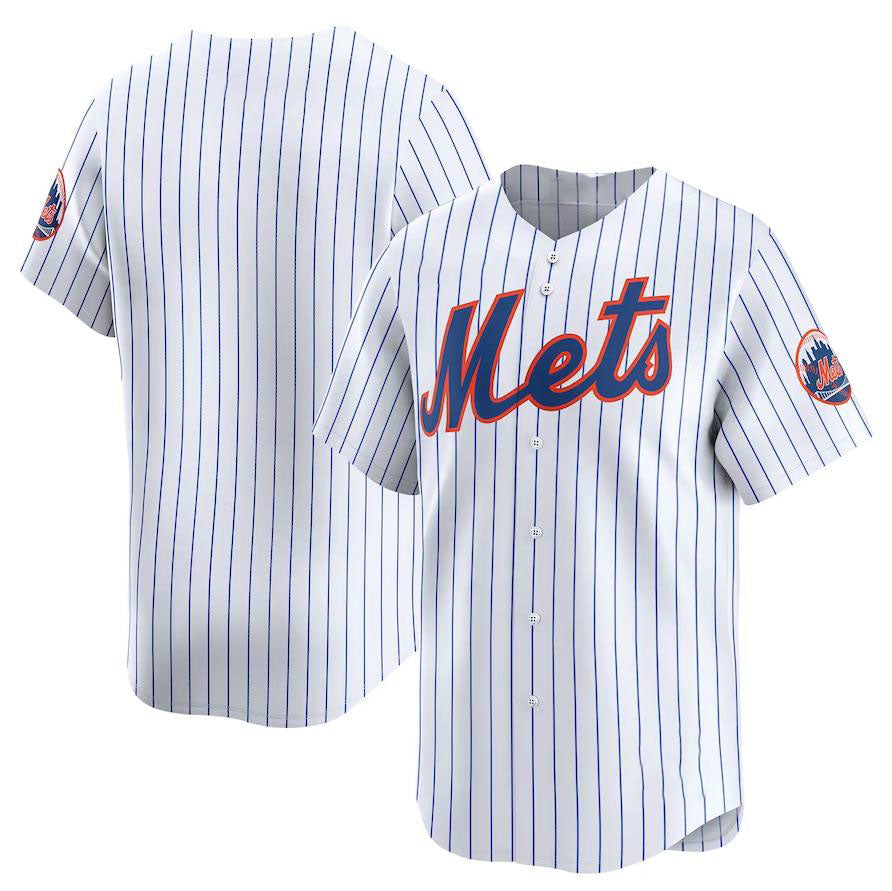 New York Mets White Home Replica Team Jersey Baseball Jerseys baseball jersey product view 1
