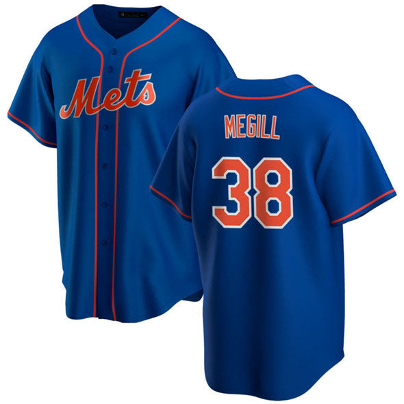 New York Mets #38 Tylor Megill Royal Cool Base Stitched Baseball Jersey baseball jersey product view 1