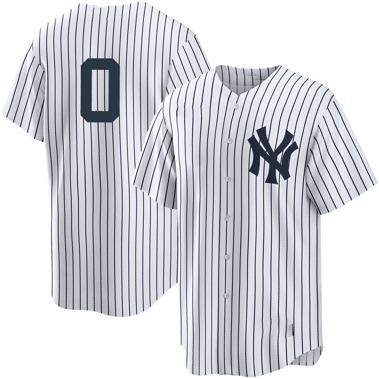 New York Yankees #0 Marcus Stroman No Name White Cool Base Stitched Baseball Jersey baseball jersey product view 1
