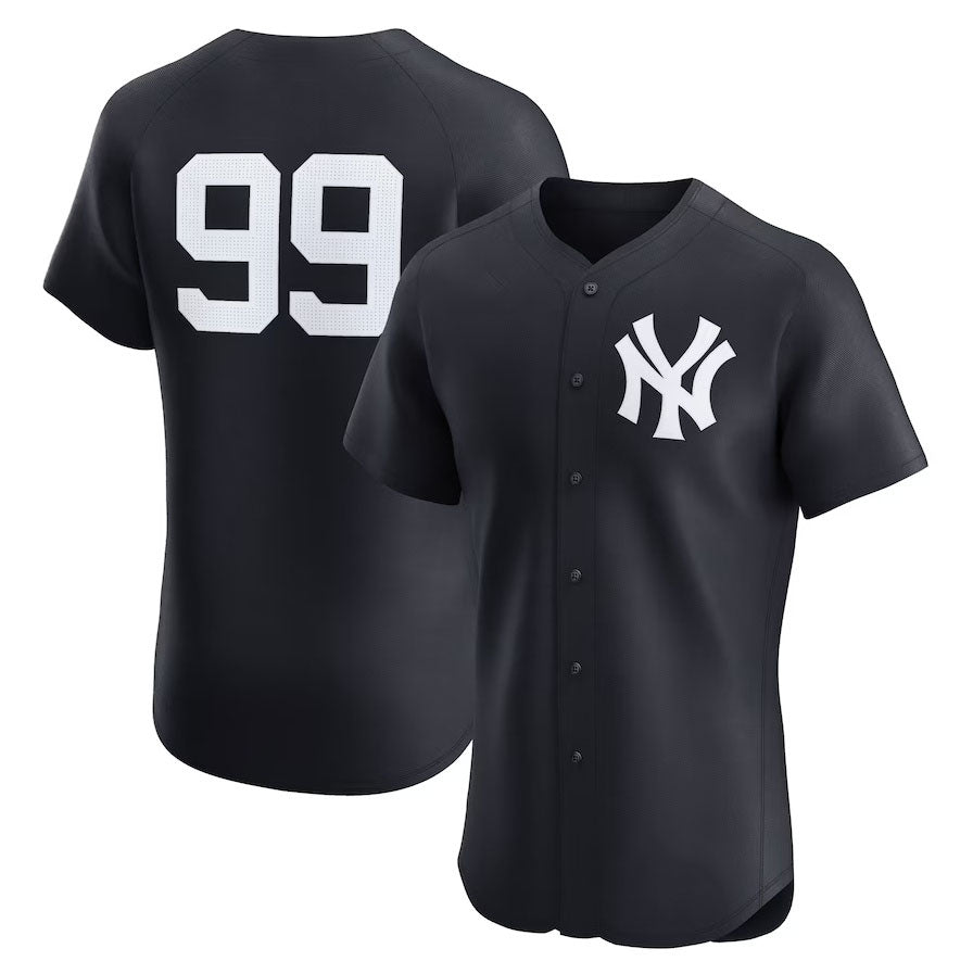 New York Yankees #99 Aaron Judge Alternate 2 Elite Player Jersey - Navy Stitched Baseball Jersey baseball jersey product view 1