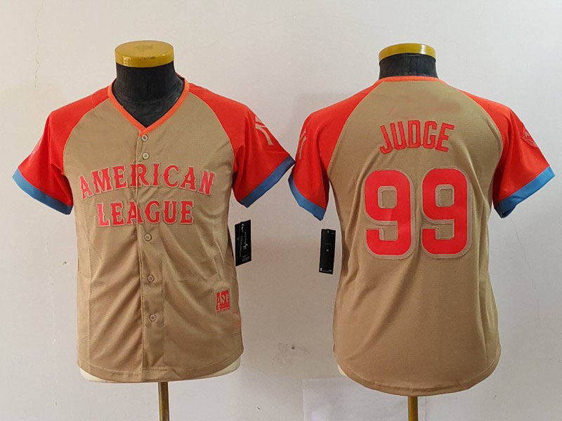 New York Yankees #99 Aaron Judge Cream 2024 All Star Limited Stitched Baseball Jersey baseball jersey product view 1