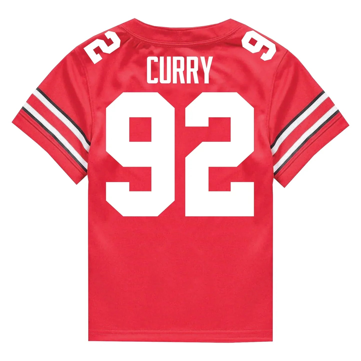 Caden Curry Ohio State Buckeyes Jersey – Red sports jersey product view 1