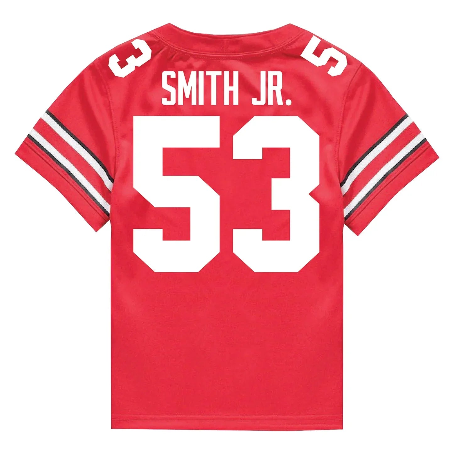 Will Smith Jr. Ohio State Buckeyes Jersey – Red sports jersey product view 1