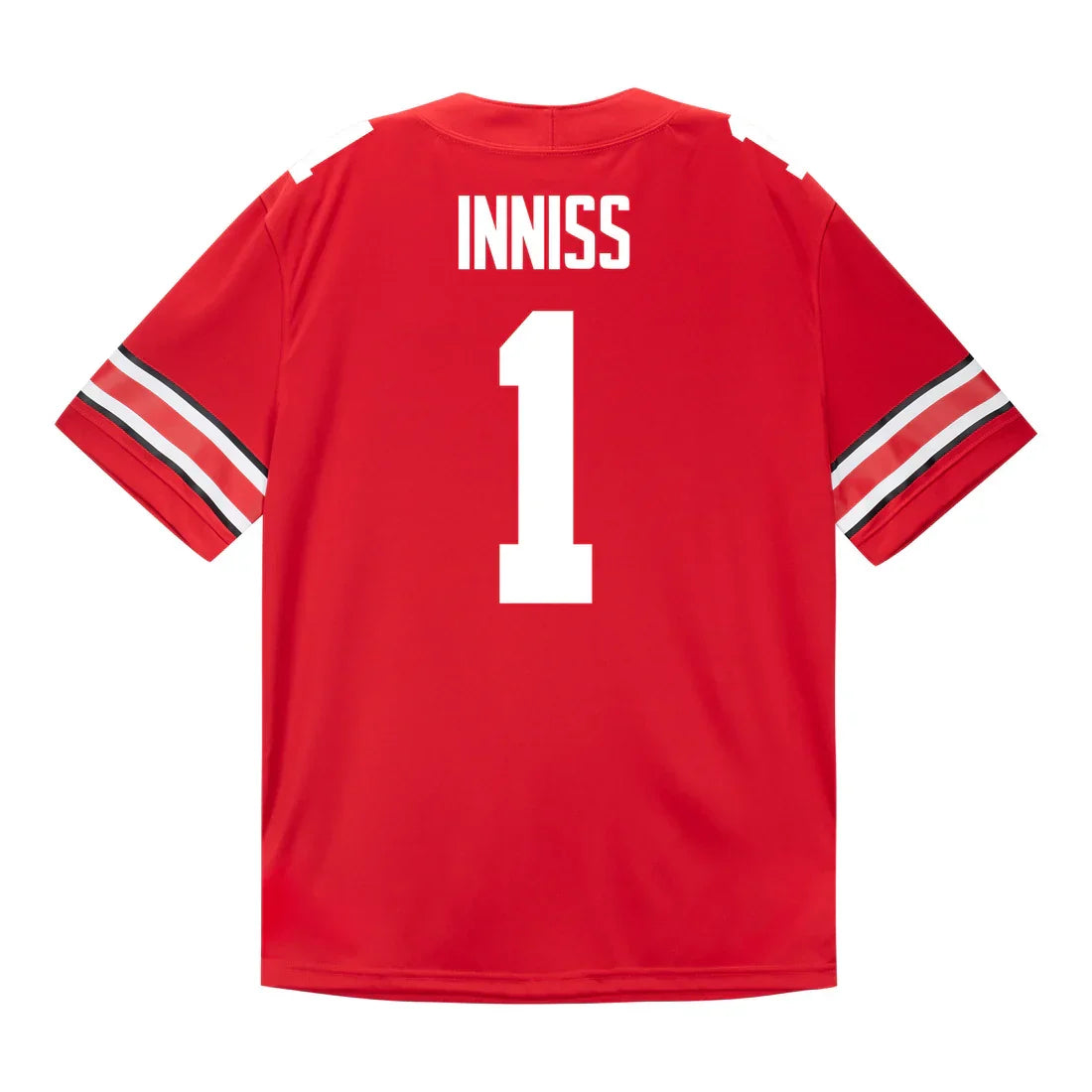 Brandon Inniss Ohio State Buckeyes Jersey – Red sports jersey product view 1