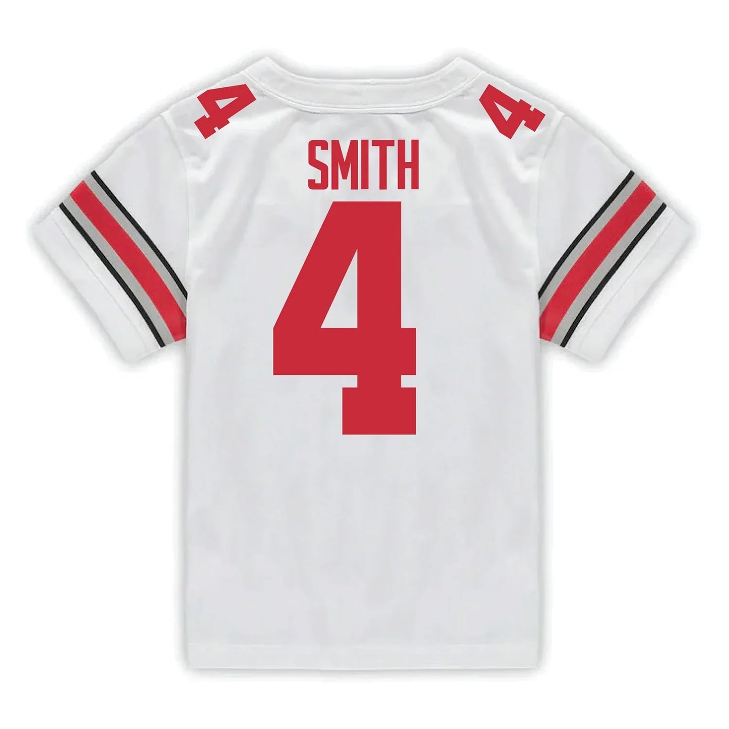 Jeremiah Smith Ohio State Buckeyes Jersey – White sports jersey product view 1