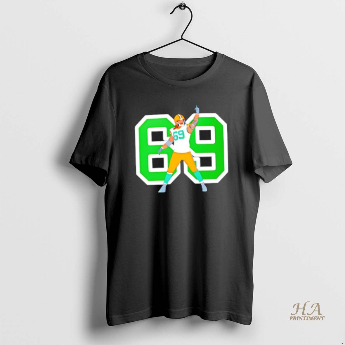 Official Best Finger Bakh 69 Green Bay Packers - Adult & Kids T-Shirts, Sweatshirts & Hoodies apparel design preview 1