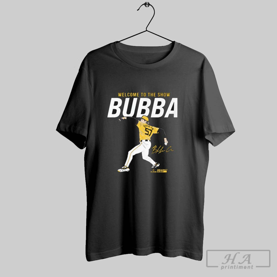 Official Bubba Chandler Welcome To The Show - Adult & Kids T-Shirts, Sweatshirts & Hoodies apparel design preview 1