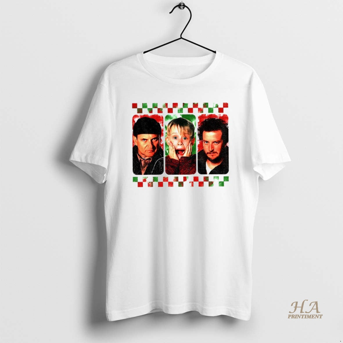 Official Christmas Movies Characters Home Security - Adult & Kids T-Shirts, Sweatshirts & Hoodies apparel design preview 1