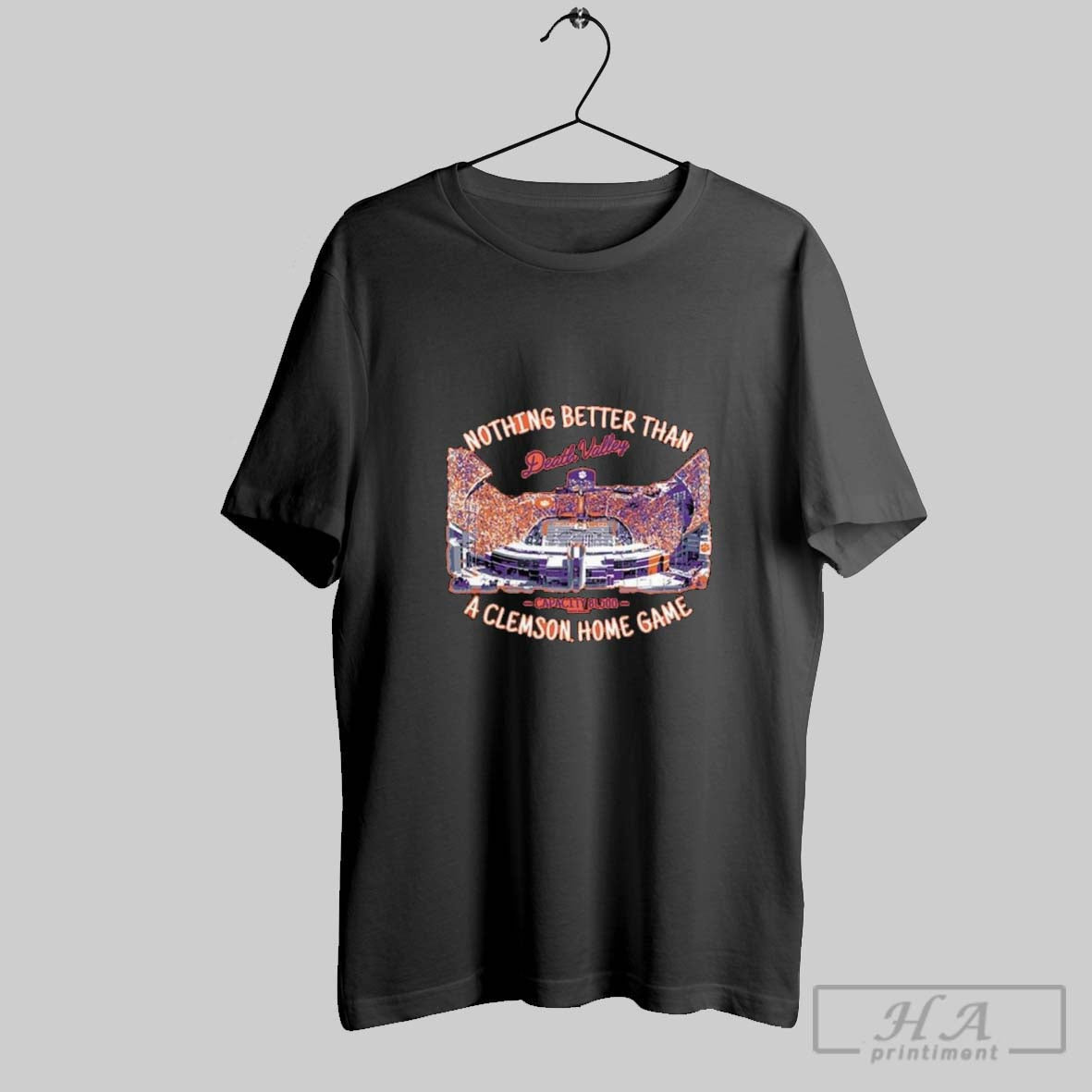 Official Clemson Tigers Nothing Better Than Death - Adult & Kids T-Shirts, Sweatshirts & Hoodies apparel design preview 1