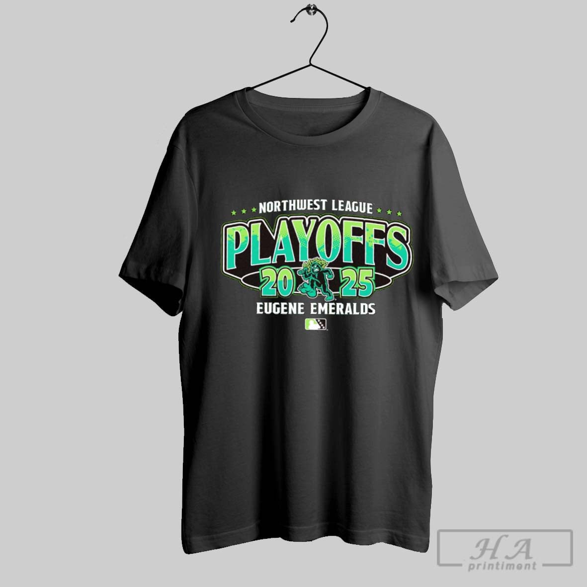 Official Eugene Emeralds 2025 Northwest League - Adult & Kids T-Shirts, Sweatshirts & Hoodies apparel design preview 1