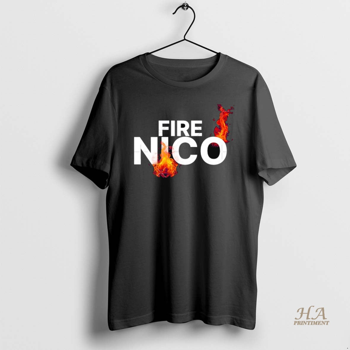 Official Fire Nico Harrison - Adult & Kids T-Shirts, Sweatshirts & Hoodies apparel design preview 1
