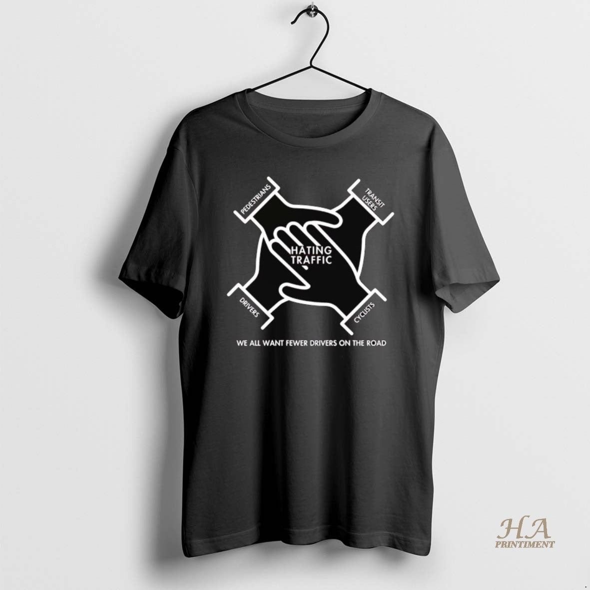 Official Hating Traffic We All Want Fewer Drivers On - Adult & Kids T-Shirts, Sweatshirts & Hoodies apparel design preview 1