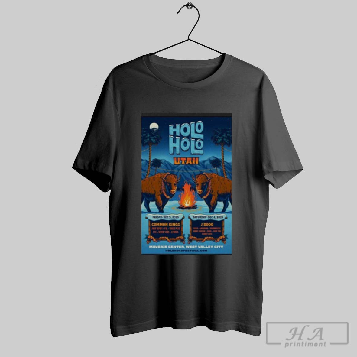 Official Holo Music Festival 2025 Shows West Valley - Adult & Kids T-Shirts, Sweatshirts & Hoodies apparel design preview 1