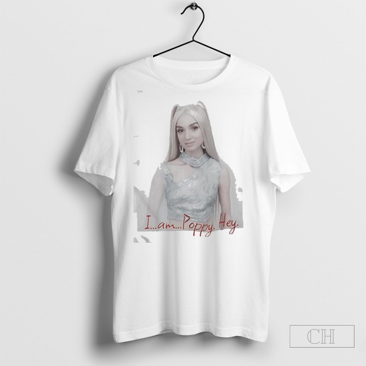 Official I Am Poppy Hey Loves You 2020 Trending - Adult & Kids T-Shirts, Sweatshirts & Hoodies apparel design preview 1