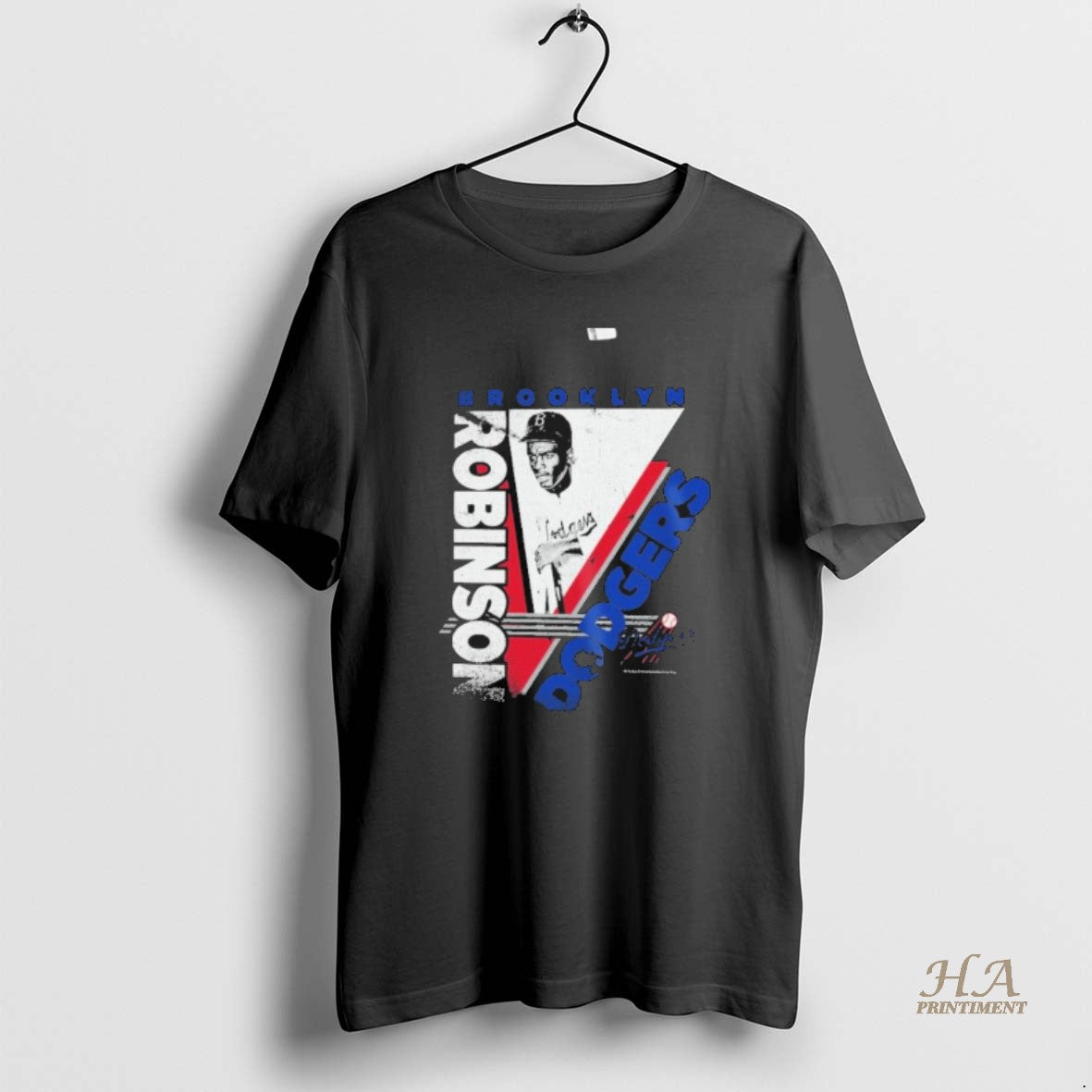 Official Jackie Robinson Brooklyn Dodgers In The Zone - Adult & Kids T-Shirts, Sweatshirts & Hoodies apparel design preview 1