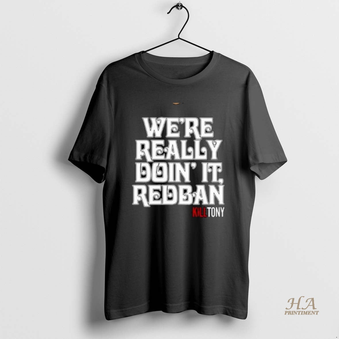 Official Kill Tony Redban Circle Black - Adult & Kids T-Shirts, Sweatshirts & Hoodies apparel design preview 1