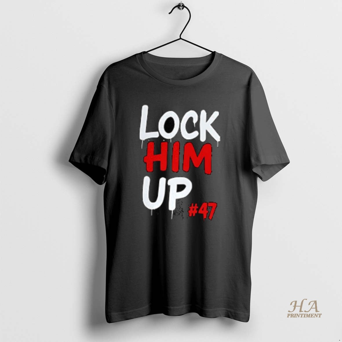 Official Lock Him Up 47 - Adult & Kids T-Shirts, Sweatshirts & Hoodies apparel design preview 1