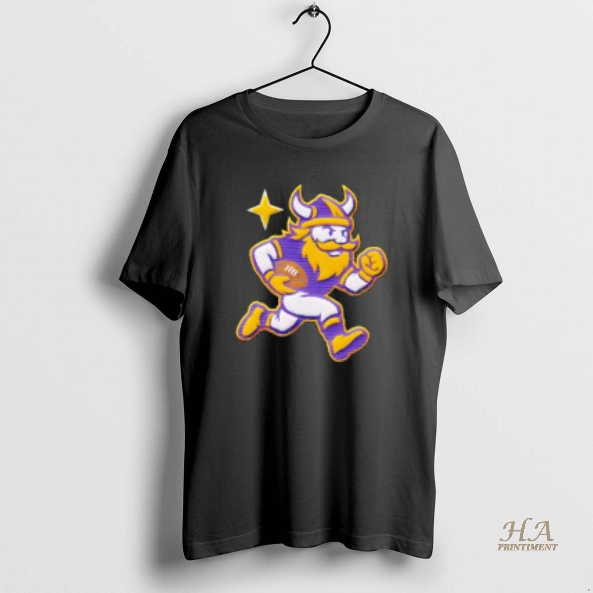Official Minnesota Vikings Hes Loose Mascot - Adult & Kids T-Shirts, Sweatshirts & Hoodies apparel design preview 1