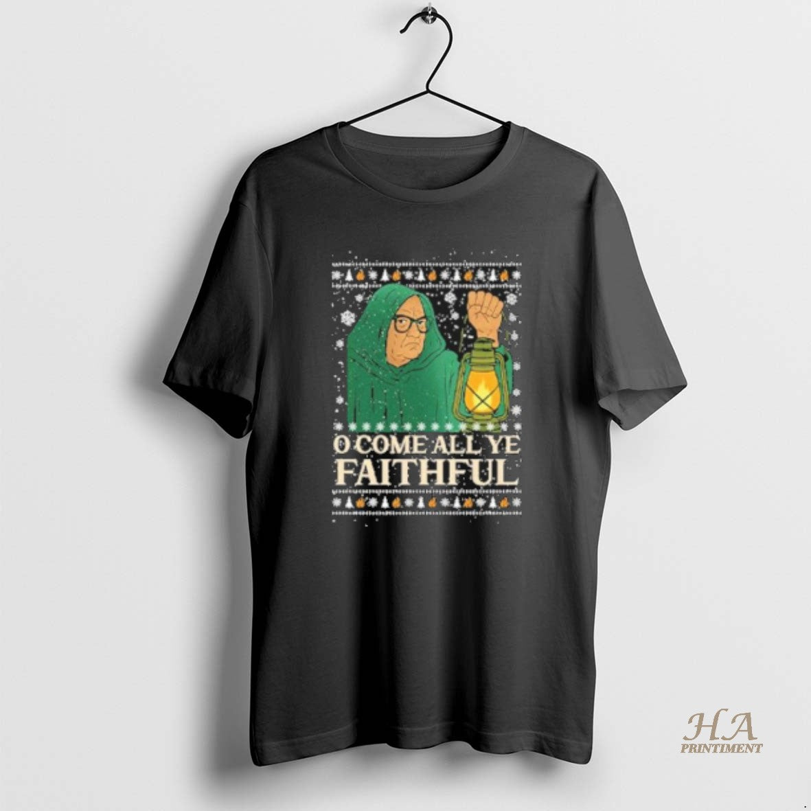 Official O Come All Ye Faithful Christmas - Adult & Kids T-Shirts, Sweatshirts & Hoodies apparel design preview 1