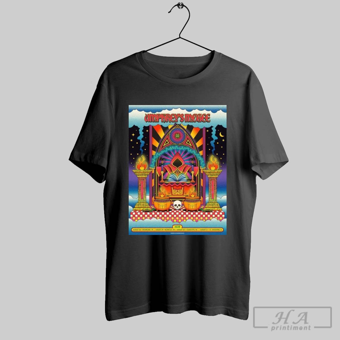 Official Umphreys Mcgee The National In Richmond Va - Adult & Kids T-Shirts, Sweatshirts & Hoodies apparel design preview 1