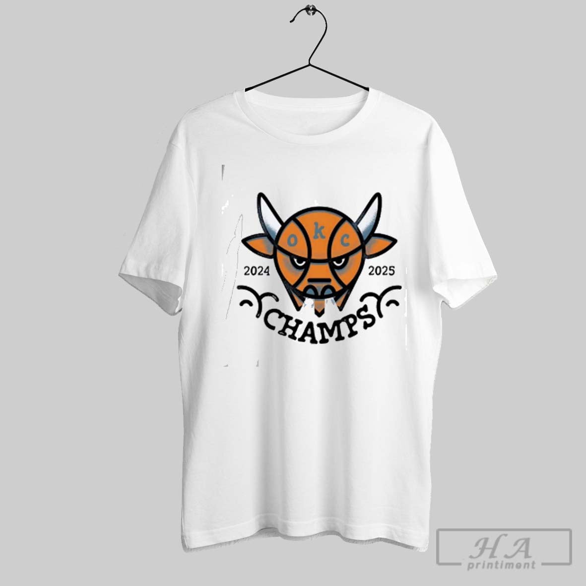 Official Oklahoma City Thunder 2025 Champ Bison - Adult & Kids T-Shirts, Sweatshirts & Hoodies apparel design preview 1