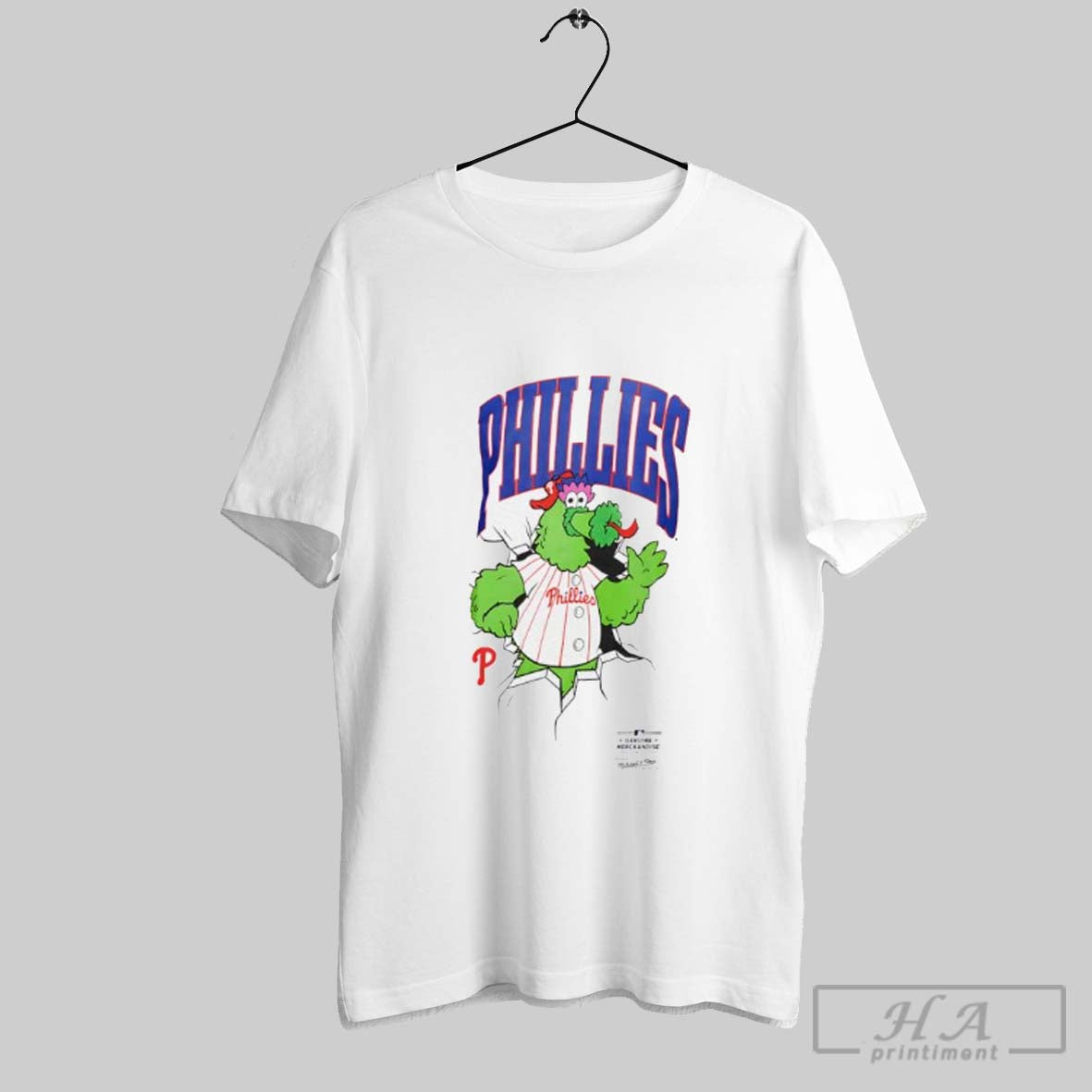 Official Philadelphia Phillies Baseball Kelly Green - Adult & Kids T-Shirts, Sweatshirts & Hoodies apparel design preview 1