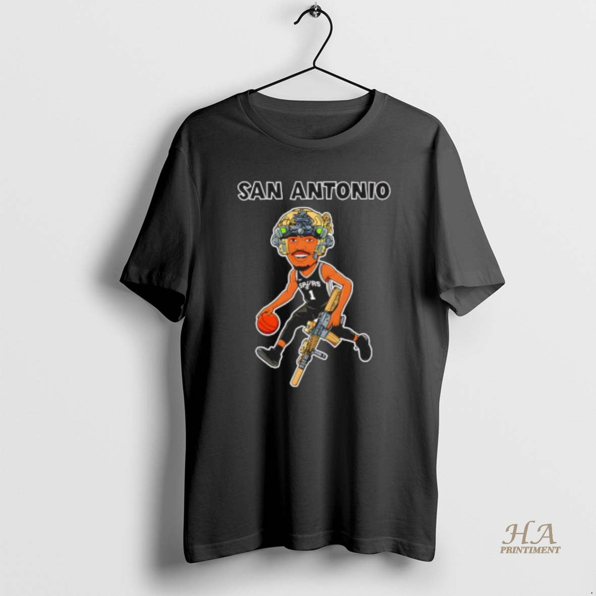 Official San Antonio Spurs Army For War Cosplay 2025 - Adult & Kids T-Shirts, Sweatshirts & Hoodies apparel design preview 1