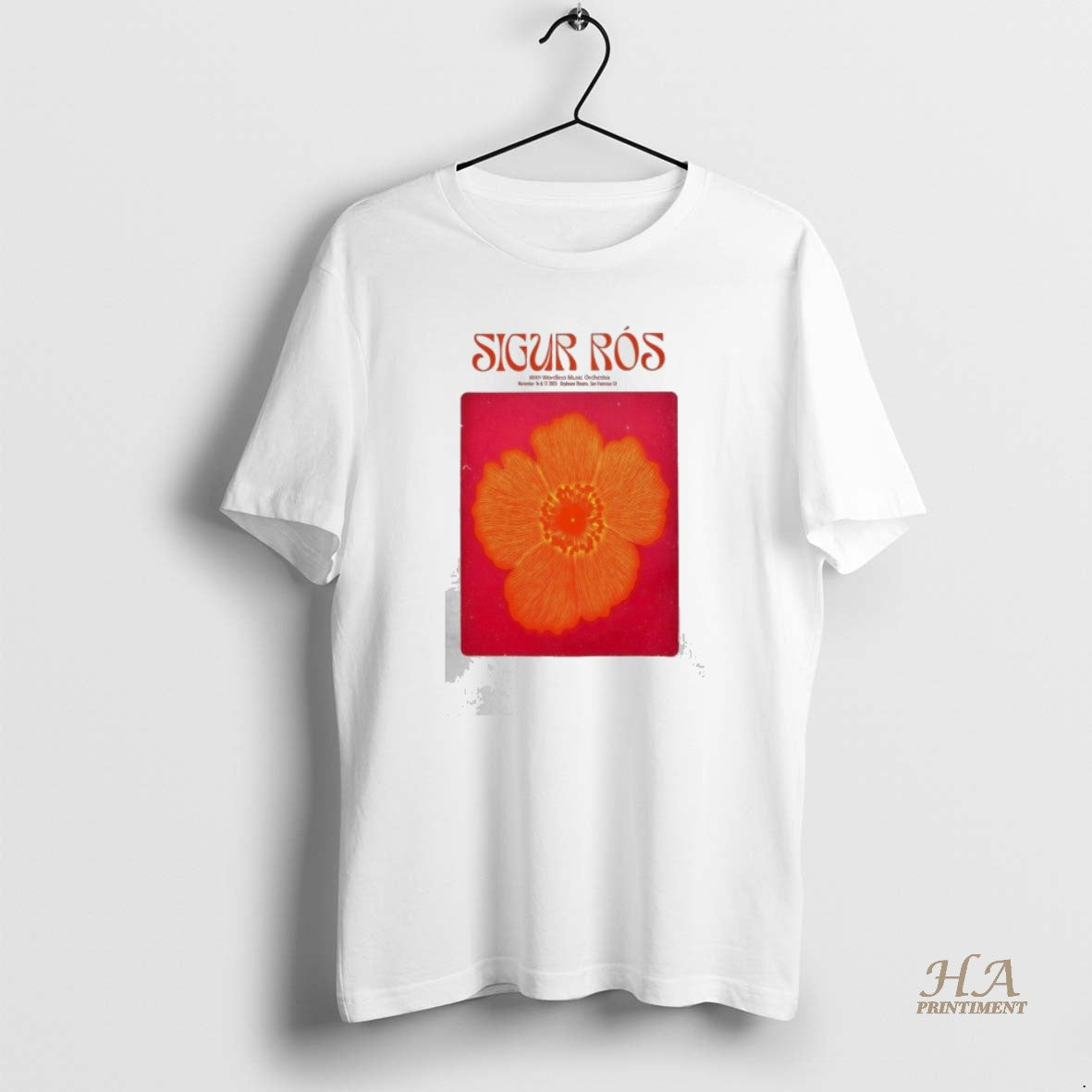 Official Sigur Ros San Francisco Ca On Nov 16 17 2025 - Adult & Kids T-Shirts, Sweatshirts & Hoodies apparel design preview 1