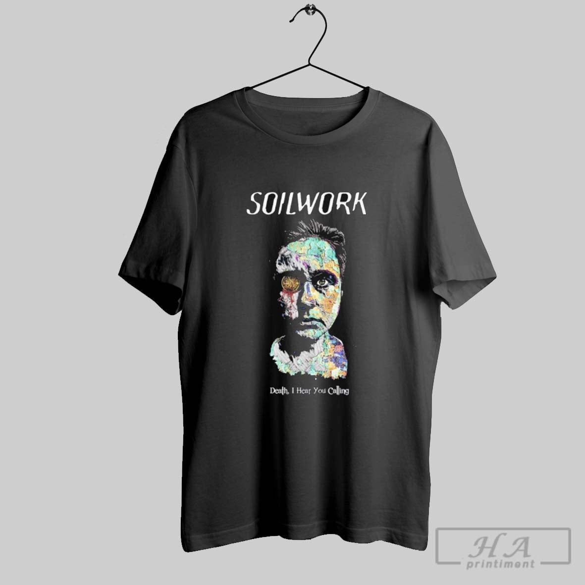 Official Soilwork Death I Hear You Calling - Adult & Kids T-Shirts, Sweatshirts & Hoodies apparel design preview 1