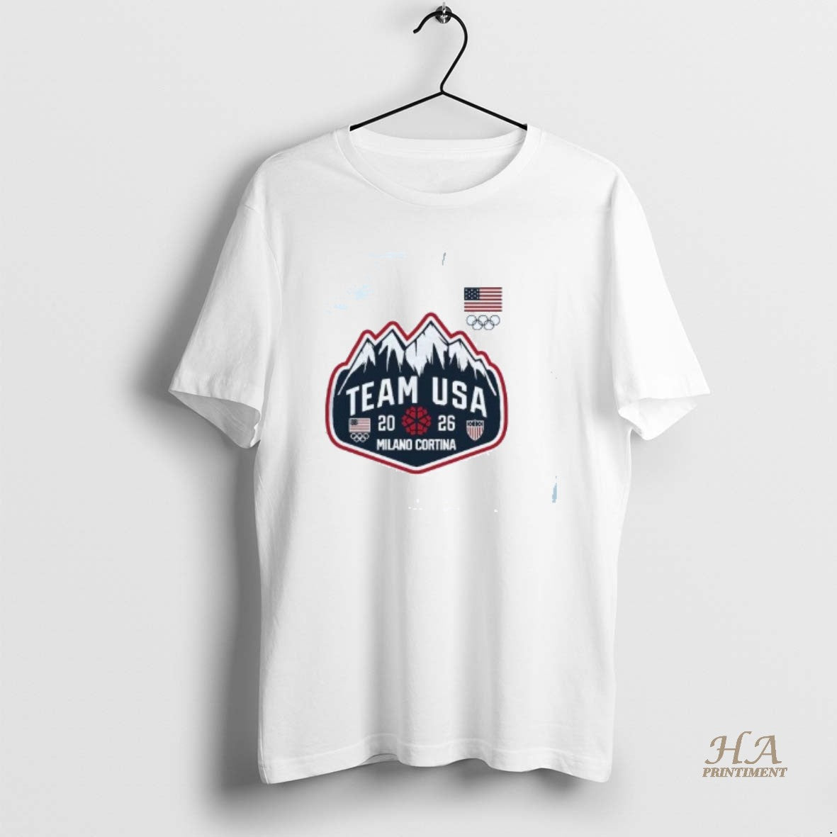 Official Team Usa Mountain Milano Cortina 2026 - Adult & Kids T-Shirts, Sweatshirts & Hoodies apparel design preview 1