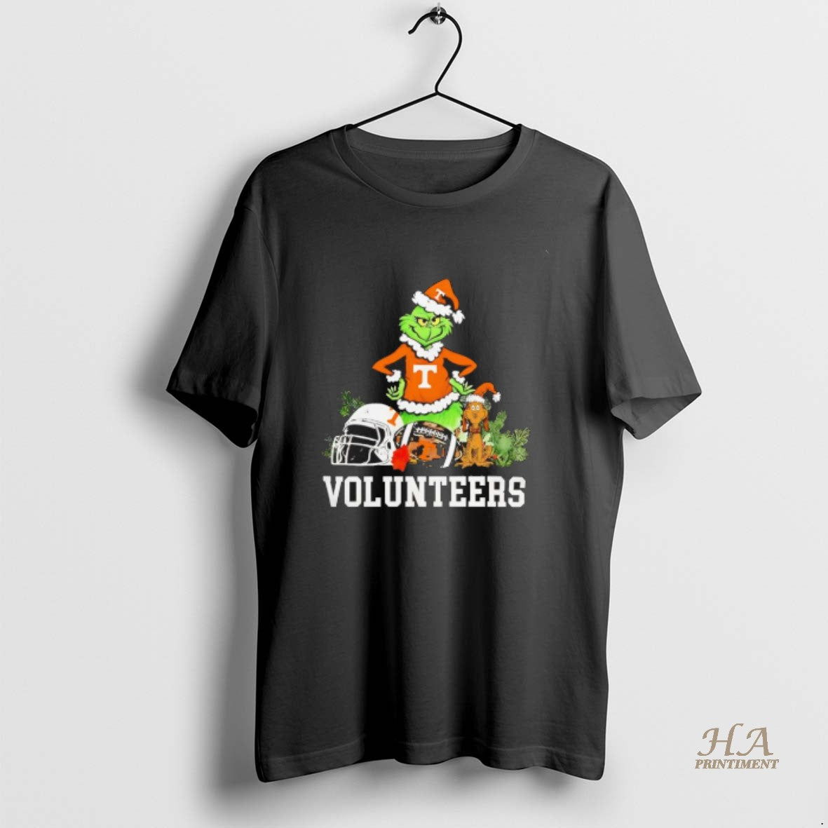 Official Tennessee Volunteers The Grinch And Max - Adult & Kids T-Shirts, Sweatshirts & Hoodies apparel design preview 1