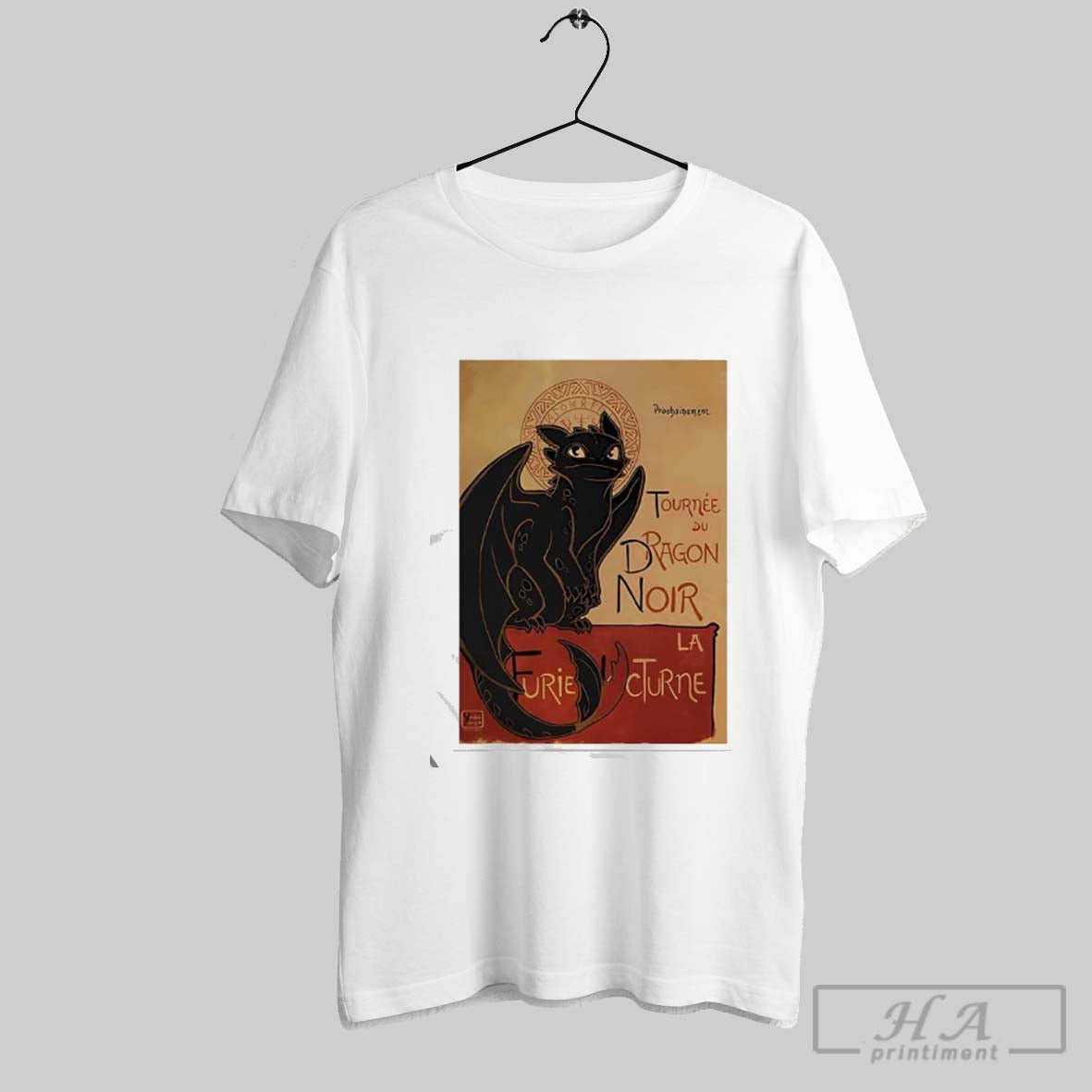 Official Toothless The Black Cat Tournee Du Dragon - Adult & Kids T-Shirts, Sweatshirts & Hoodies apparel design preview 1