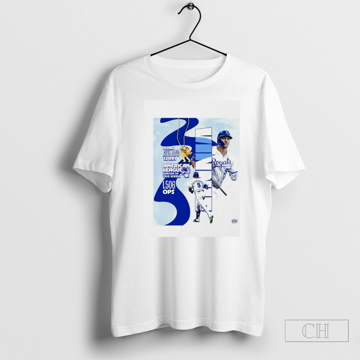 Official Vinnie Pasquantino Kansas City Royals Player - Adult & Kids T-Shirts, Sweatshirts & Hoodies apparel design preview 1