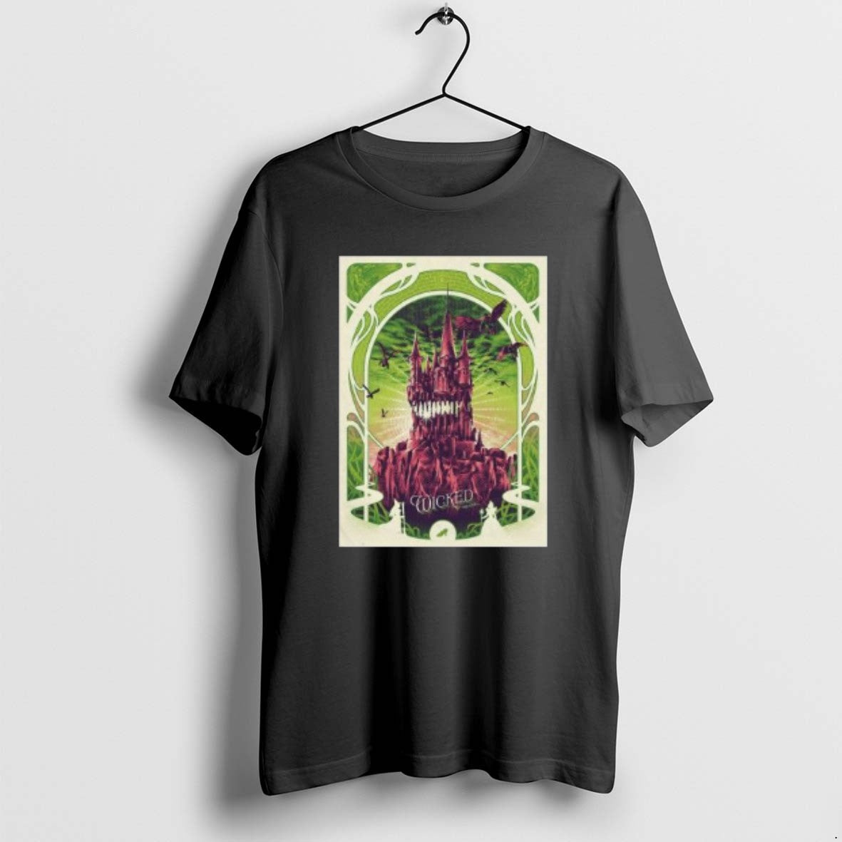 Official Wicked For Good Circle Black - Adult & Kids T-Shirts, Sweatshirts & Hoodies apparel design preview 1