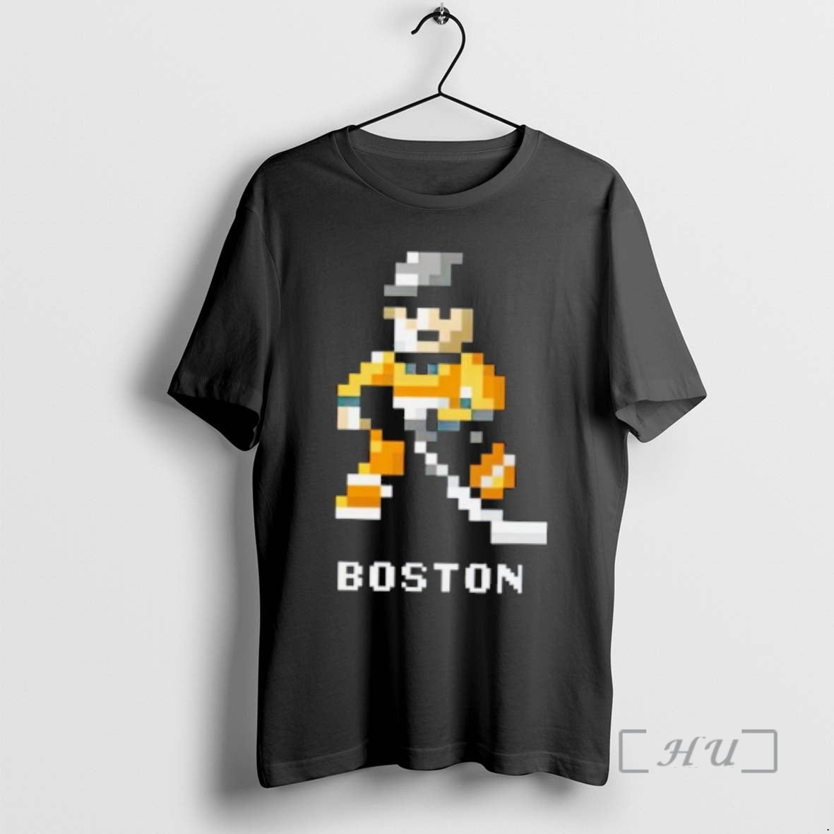 Officials Boston Hockey 8 Bit Video Games - Adult & Kids T-Shirts, Sweatshirts & Hoodies apparel design preview 1